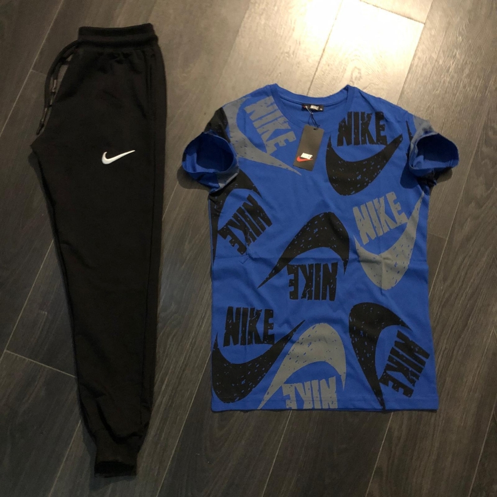 Nike t-shirt and sweatpants